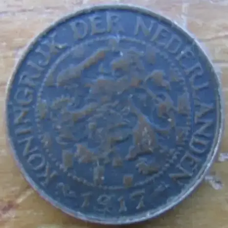 What-Is-A-1-Cent-Coin-Called-Koningrijk-Der-Nederlanden-From-1917-Worth-And-Where-Is-It-From?